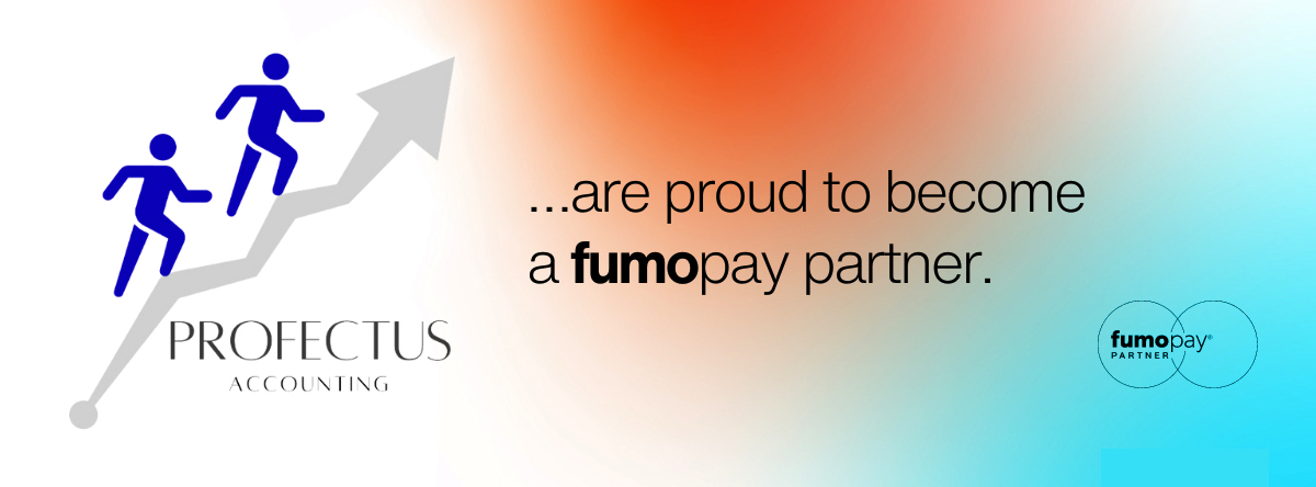 Profectus Bookkeeping and fumopay partnership logos